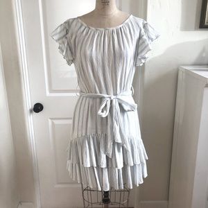Rebecca Taylor Striped Cotton Dress